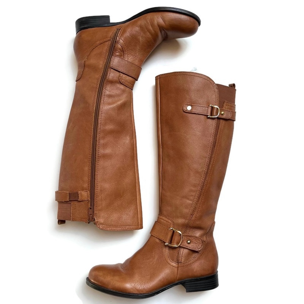NATURALIZER Jenelle brown leather riding boots- 6.5